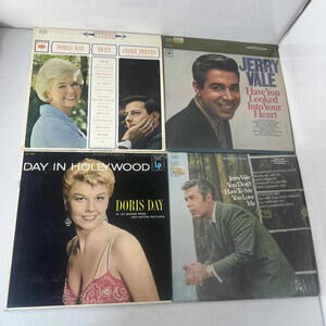 Doris Day Day In Hollywood  Jerry Vale Vinyl Lot X4